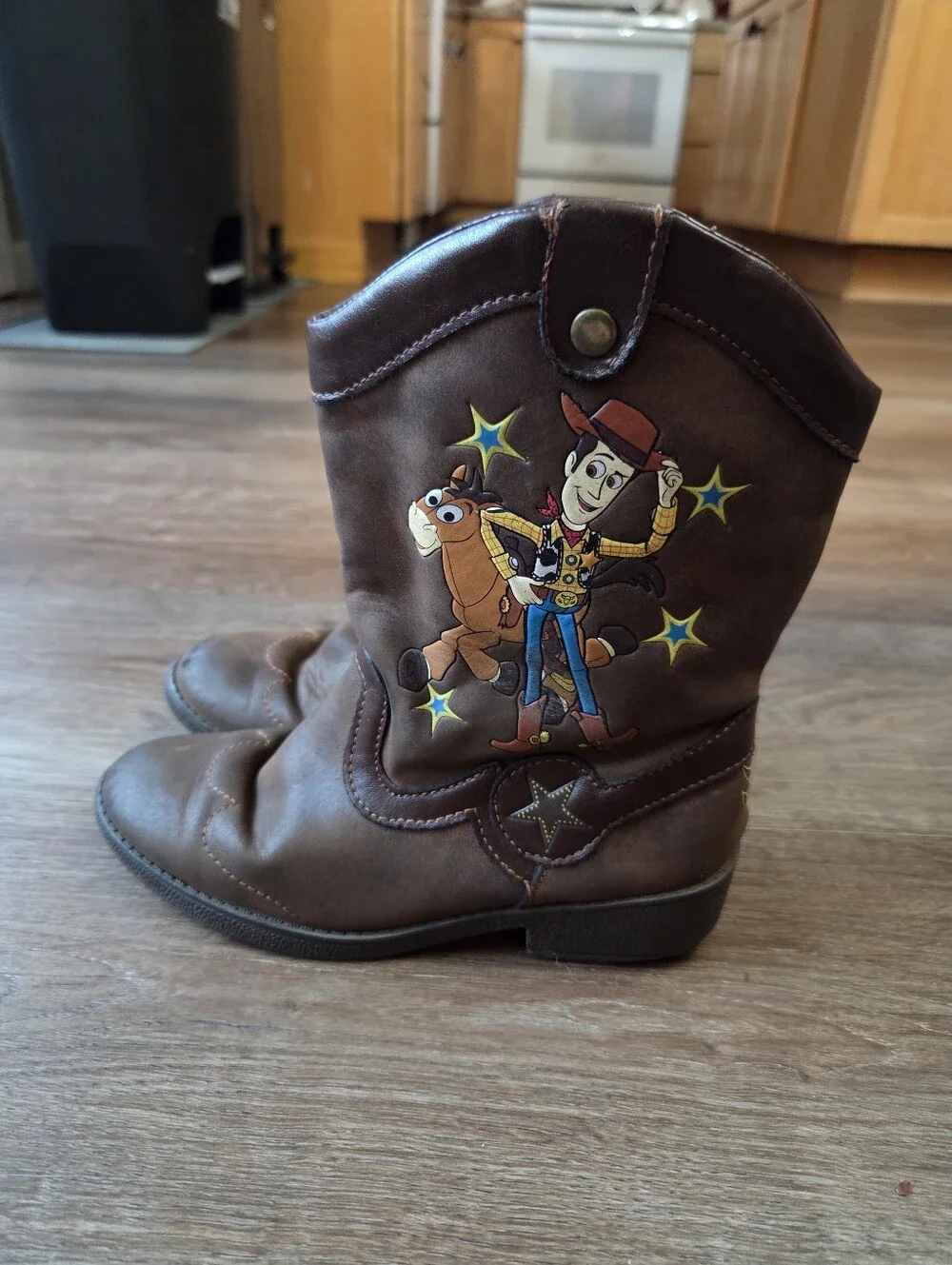 Disney Pixar Toy Story Woody & Bullseye Cowboy Boots Toddler Boys Size 12